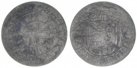 Paris Graf Lodron 1619-1653
Erzbistum Salzburg. Kreuzer, 1644. Salzburg
0,58g
Zöttl 1651, Probszt 1346
ss-