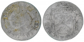 Paris Graf Lodron 1619-1653
Erzbistum Salzburg. Kreuzer, 1650. Salzburg
0,78g
Zöttl 1657, Probszt 1352
ss