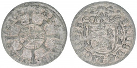 Paris Graf Lodron 1619-1653
Erzbistum Salzburg. Kreuzer, 1631. Salzburg
0,74g
Zöttl 1639, Probszt 1334
ss+