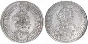 Guiodobald Graf Thun-Hohenstein 1654-1668
Erzbistum Salzburg. Taler, 1666. Salzburg
28,17g
Zöttl 1804, Probszt 1483
ss-