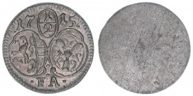Franz Anton Fürst von Harrach 1709-1727
Erzbistum Salzburg. 1/2 Kreuzer, 1715. Salzburg
0,54g
Zöttl 2493, Probszt 2076
vz