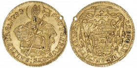 Leopold Anton Eleutherius Freiherr von Firmian 1727-1744
Erzbistum Salzburg. Dukat, 1733. Salzburg
3,49g
Zöttl 2544, Probszt 2112
winzig Loch am Rand
...