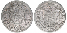 Leopold Anton Eleutherius Freiherr von Firmian 1727-1744
Erzbistum Salzburg. Batzen, 1731. Salzburg
2,28g
Zöttl 2596, Probszt 2153
vz