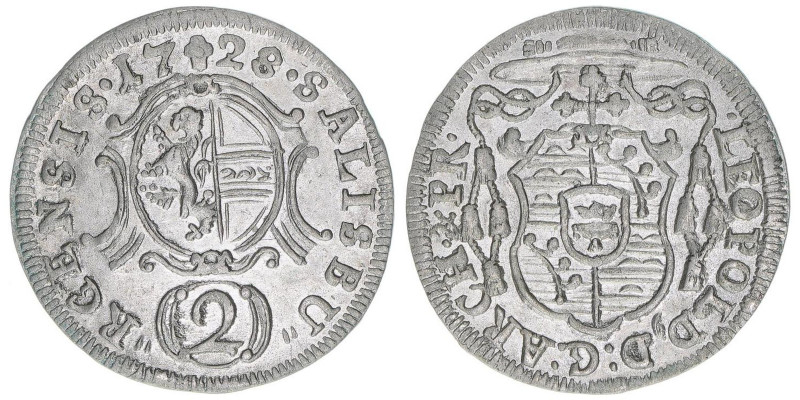 Leopold Anton Eleutherius Freiherr von Firmian 1727-1744
Erzbistum Salzburg. 1/2...