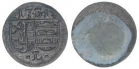 Leopold Anton Eleutherius Freiherr von Firmian 1727-1744
Erzbistum Salzburg. Pfennig, 1731. Salzburg
0,26g
Zöttl 2618, Probszt 2174
ss/vz