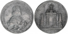 Sigismund III. Graf Schrattenbach 1753-1771
Erzbistum Salzburg. Schaumünze, 1767. äußerst selten - Blei
Salzburg
44,39g
Zöttl 2969, Probszt --
ss-