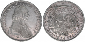 Sigismund III. Graf Schrattenbach 1753-1771
Erzbistum Salzburg. Taler, 1761. Salzburg
28,06g
Zöttl 2992, Probszt 2291
vz+