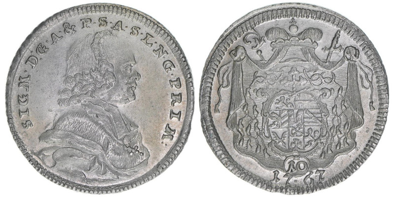 Sigismund III. Graf Schrattenbach 1753-1771
Erzbistum Salzburg. 10 Portraitkreuz...