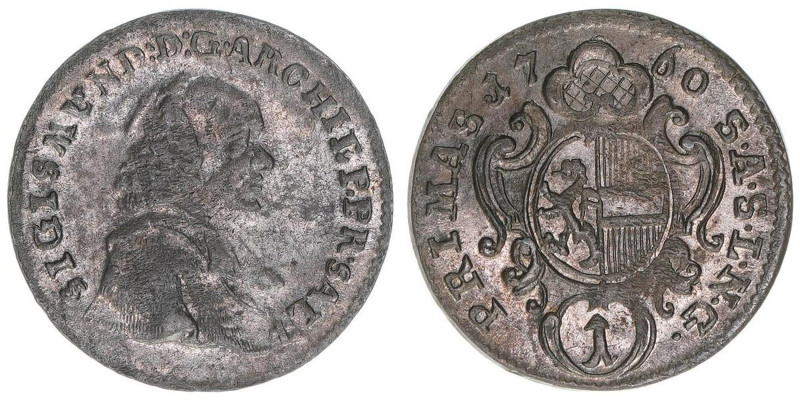 Sigismund III. Graf Schrattenbach 1753-1771
Erzbistum Salzburg. 1 Portraitkreuze...