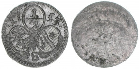 Sigismund III. Graf Schrattenbach 1753-1771
Erzbistum Salzburg. 1/2 Kreuzer, 1753. Salzburg
0,48g
Zöttl 3098, Probszt 2370
vz