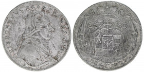 Hieronymus Graf Colloredo 1772-1803
Erzbistum Salzburg. 20 Kreuzer, 1802. Salzburg
6,56g
Zöttl 3295, Probszt 2500
ss