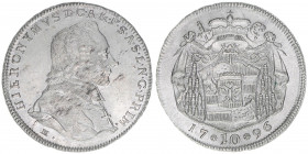 Hieronymus Graf Colloredo 1772-1803
Erzbistum Salzburg. 10 Kreuzer, 1796. Salzburg
3,88g
Zöttl 3316, Probszt 2521
vz