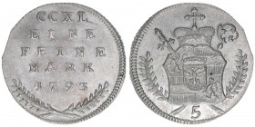 Hieronymus Graf Colloredo 1772-1803
Erzbistum Salzburg. 5 Kreuzer, 1793. Salzburg
1,91g
Zöttl 3332, Probszt 2537
vz+