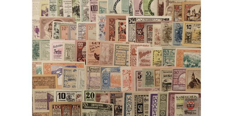 Lot Notgeld
Lot Notgeld. Sammlung Notgeld. ca. 300 Scheine