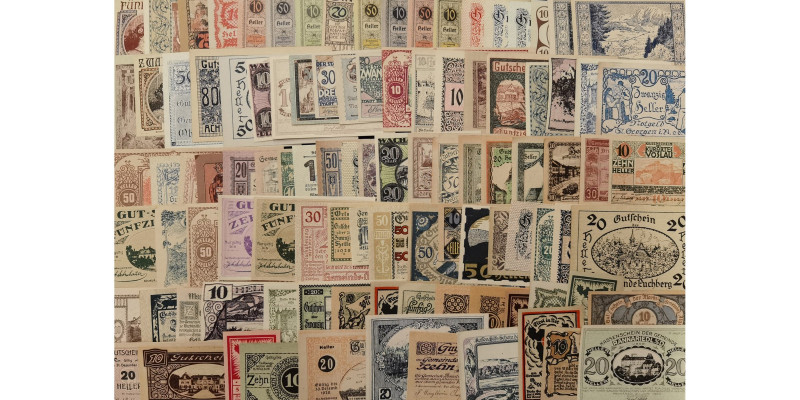 Lot Notgeld
Lot Notgeld. Sammlung Notgeld. ca. 300 Scheine