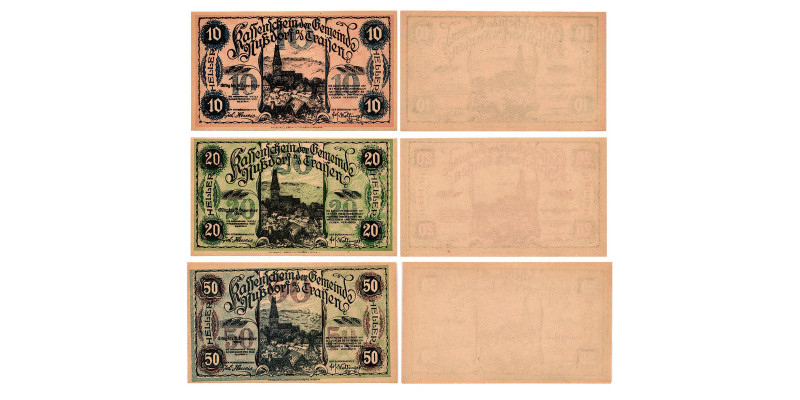 Nußdorf an der Traisen
Nußdorf an der Traisen. 10 Heller, 20 Heller, 50 Heller. ...