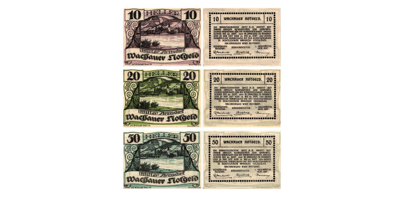 Wachauer Notgeld, Mitter Arnsdorf
Wachauer Notgeld, Mitter Arnsdorf. 10 Heller, ...