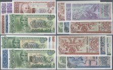 Albania: Banka e Shqiperise, lot with 11 banknotes, series 1992-1996, comprising 200, 500 and 1000 Leke 1992 (P.52-54, UNC), 2x 100, 200, 500 and 1000...