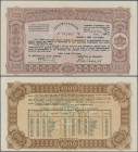 Bulgaria: Kingdom of Bulgaria 1000 Leva 1944, P.67L, great condition for this large size banknote, just a few folds and minor spots, Condition: VF/VF+...