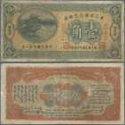 China: The Eastern Provincial Bank 10 Cents 1921, P.S2922a, toned paper with a few tiny repairs at upper margin and right border, Condition: F.
 [dif...