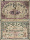 China: The Kiang-Se Bank of the Republic 10 Dollars 1912 Military Bank-Note, P.S3900B, still nice and seldom offered note, some minor repairs and a fe...