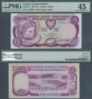 Cyprus: 5 Pounds 1979 P. 47, PMG graded 45 Coice Extremely Fine.
 [differenzbesteuert]