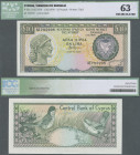Cyprus: 10 Pounds 1990 P. 55a, ICG graded 63 UNC.
 [differenzbesteuert]