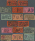 Mexico: Set of 8 provisional banknote issues containing 2x 5 Centavos 1918 ”GOBIERNO PROVISIONAL DE MÉXICO” P. S697, 10 Centavos 1918 P. S698, 5 Centa...