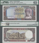 Oman: Central Bank of Oman 10 Rials 1993 (AH1413), P.28b, PMG 65 Gem Uncirculated EPQ.
 [differenzbesteuert]