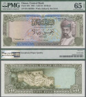 Oman: Central Bank of Oman 50 Rials 1992 (AH1413), P.30b, PMG 65 Gem Uncirculated EPQ.
 [differenzbesteuert]