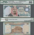 Saudi Arabia: Saudi Arabian Monetary Agency 20 Riyals ND(1999) (AH1419), commemorating the Centennial of the Kingdom of Saudi Arabia 1899-1999, P.27, ...