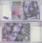 Slovakia: National Bank of Slovakia 1000 Korun 1999 SPECIMEN, P.32s, two times perforated ”Specimen” and with regular serial number in UNC condition....
