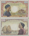 South Vietnam: National Bank of South Vietnam 1000 Dong ND(1955-1956) Specimen, serial number O.00 / 000. P.4As, overprint GIAY MAU (Specimen), withou...