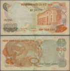 South Vietnam: bundle of 100 pcs 500 Dong 1970 P. 28, all in used condition with stains and folds from VG to F. (100 pcs)
 [differenzbesteuert]
Gebo...