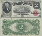 United States of America: 2 Dollars Legal Tender Note 1917, P.188 (Fr. #60) Signatures Speelman / White, great condition with strong paper and bright ...