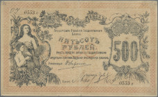 Russia: Huge lot with 27 banknotes Russia and Russian Territories, comprising for example City of BAKU 50 Kopeks, 3 Rubles 1918 and 25 Rubles 1918 (P....