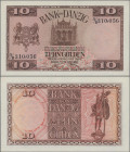 Deutschland - Nebengebiete Deutsches Reich: Bank von Danzig 10 Gulden vom 1. Juli 1930, Ro.839 in kassenfrischer Erhaltung: UNC. Sehr selten! ÷ Bank o...