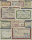 Deutschland - Nebengebiete Deutsches Reich: Besetztes Rheinland 1923 - Régie des Chemins de Fer des Territoires Occupés (RCFTO), Lot mit 6 Notgeldsche...