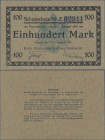 Deutschland - Kolonien: Kaiserliches Gouvernement von Kamerun 100 Mark 1914, Ro.964a, minimaler Bug links unten, sonst einwandfrei, Erhaltung: XF+/aUN...