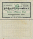 Deutschland - Länderscheine: Pommern, Kommunaler Giroverband in Stettin, 50 Mrd. Mark, 27.10.1923, Erh. II-III
 [differenzbesteuert]