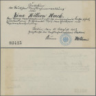 Deutschland - Reichsbahn: Stettin, Pommern, Reichsbahndirektion, 1 Mio. Mark, 11.8.1923, rechter Rand gebräunt, ansonsten Erh. I-II
 [differenzbesteu...