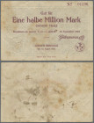 Deutschland - Notgeld - Baden: Gutach, Gütermann & Co., 500 Tsd. Mark, 14.8.1923, stockfleckig, Erh. III-
 [differenzbesteuert]