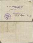 Deutschland - Notgeld - Elsass-Lothringen: Sulzern, Oberelsass, Gemeinde, 2 Mark, o. D. (22.11.1914), liniertes Schreibpapier, Erh. III, rechts unten ...