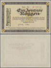 Deutschland - Notgeld - Mecklenburg-Vorpommern: Bergen, Pommerscher Landbund Kreisgruppe Rügen und Landhilfe G.m.b.H., 1 Zentner Roggen 10.12.1923, Re...