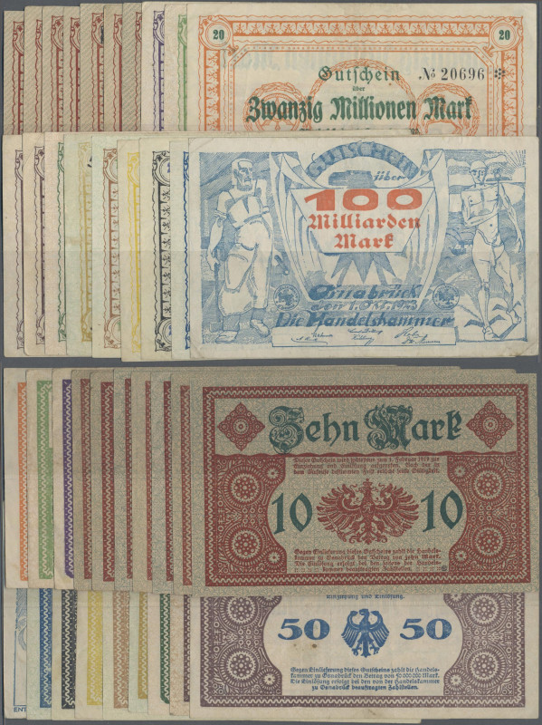 Deutschland - Notgeld - Niedersachsen: Osnabrück, Handelskammer, 10 Mark, 8.10.1...