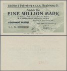 Deutschland - Notgeld - Sachsen-Anhalt: Magdeburg-Buckau, Schäffer & Budenberg, 1 Mio. Mark, 15.8.1923, Erh. I-
 [differenzbesteuert]