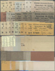 Deutschland - Notgeld - Westfalen: Herne, Magistrat, 5 (4), 10 (2), 50 (4, dabei Type a mit KN und Prägestempel) Pf., 1 (2), 2, 5 (4) Mark, 4.8.1914, ...