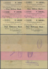 Deutschland - Notgeld - Württemberg: Baienfurt, Metall- und Eisengiesserei ”METEOR”, 2 x 1 Mio. Mark (22.9., 29.9.1923), 2 x 2 Mio. Mark (29.9., 6.10....