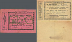 Deutschland - Notgeld - Württemberg: Geislingen, MAG Maschinenfabrik AG, 200 Tsd. Mark, 13.8.1923, mit KN, Uschr. und Druckfirma (Karau 235.c), Erh. I...
