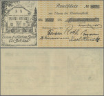 Deutschland - Notgeld - Württemberg: Hechingen, Anteilschein zur Tilgung der Pfarrhausschuld (21 x 9,6 cm), 1000 Mark, Januar 1923, Erh. I
 [differen...